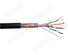 超五類4對雙屏蔽網絡線 S/FTP雙層護套室外型