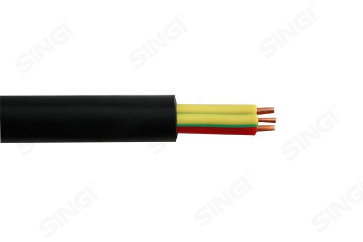 BVV型銅導體聚氯乙烯絕緣聚氯乙烯護套多芯圓型電線
