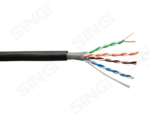 超五類4對非屏蔽網絡線 UTP雙層護套室外型